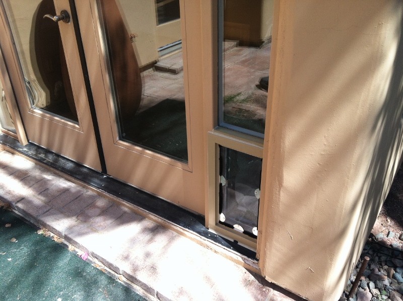 Pet Door Installation Gallery French Doors JGM Pet Doors