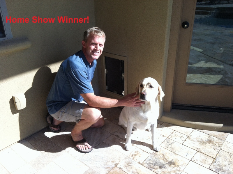 Home Show Winners of Pet Door Installation JGM Pet Doors