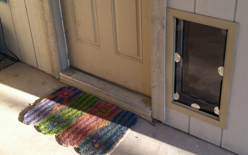 Pet & Dog Door Installation Gallery Vinyl Siding JGM Pet Doors